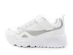Skechers white/silver sneaker